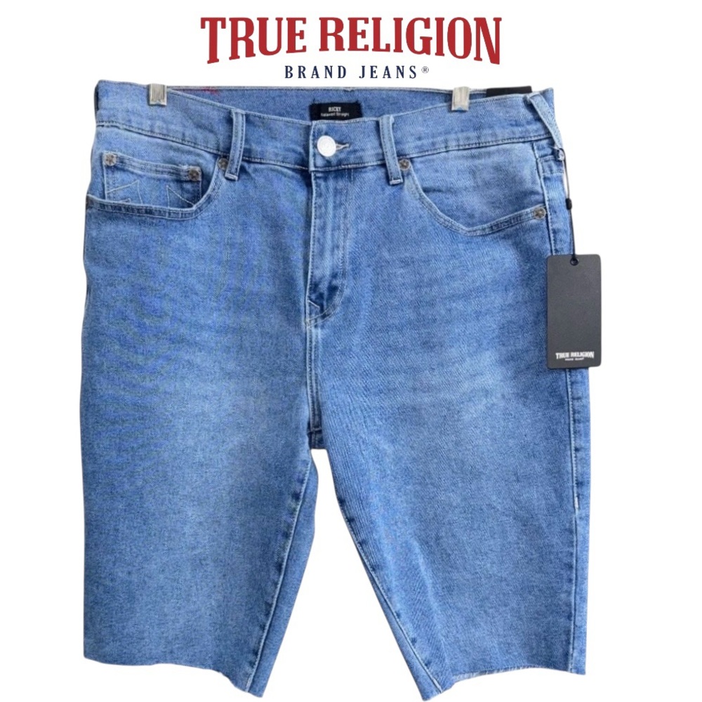 COPY - True Religion (NWT) Men’s Ricky, Relaxed Straight Denim Shorts, Size 34